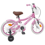 Vidaxl kinderfiets 12 inch voor 2-4 jaar oud lichtroze