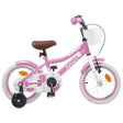 Vidaxl kinderfiets 16 inch voor 4-6 jaar oud lichtroze