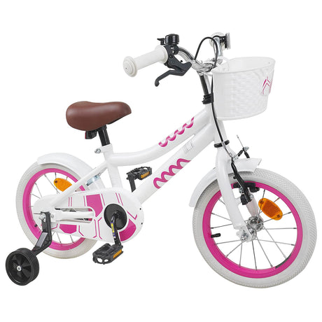 Vidaxl kinderfiets 16 inch voor 4-6 jaar oud wit