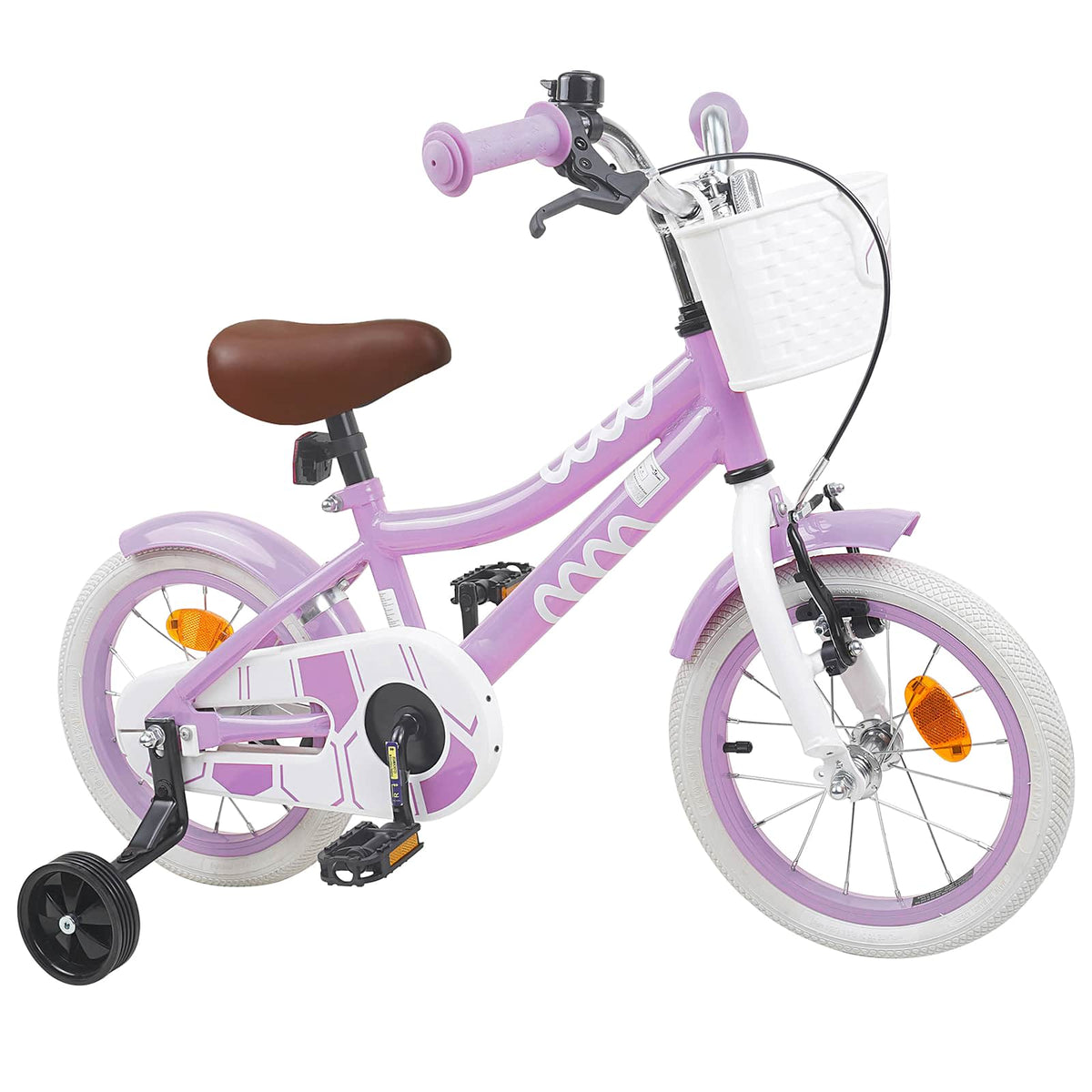 Vidaxl kinderfiets 14 inch voor 3-5 jaar oud paars