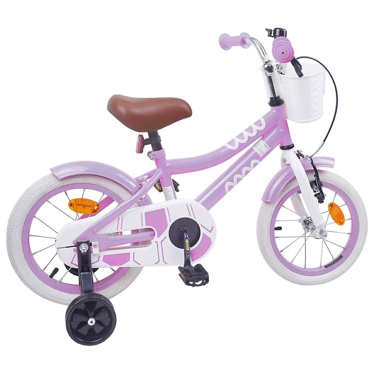 Vidaxl kinderfiets 14 inch voor 3-5 jaar oud paars