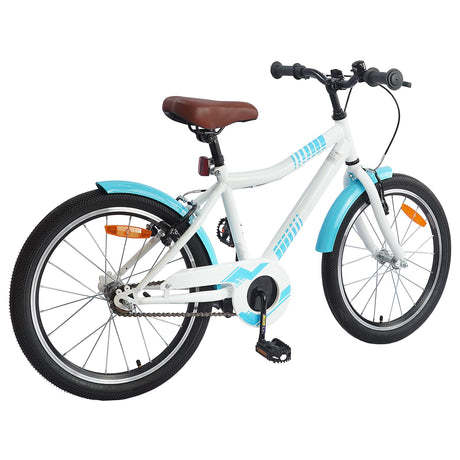 Vidaxl kinderfiets 18 inch voor 5-7 jaar lichtblauw