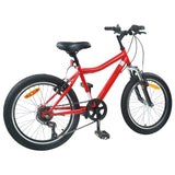 Vidaxl kinderfiets 20 inch 6-snelheid voor 6-11 jaar oud rood