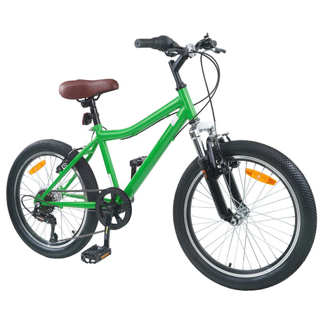 Vidaxl kinderfiets 20 inch 6-snelheid voor 6-11 jaar oud groen