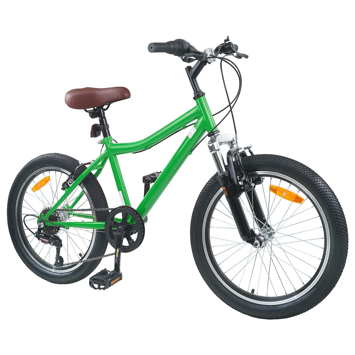 Vidaxl kinderfiets 24 inch 6-snelheid voor 8-12 jaar oud groen