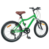 Vidaxl kinderfiets 24 inch 6-snelheid voor 8-12 jaar oud groen