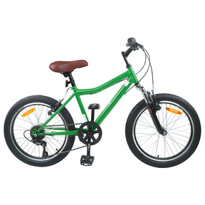 Vidaxl kinderfiets 24 inch 6-snelheid voor 8-12 jaar oud groen