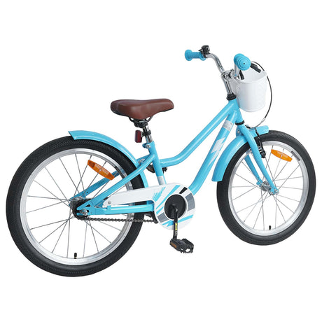 Vidaxl kinderfiets 18 inch voor 5-7 jaar lichtblauw