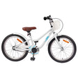 Vidaxl kinderfiets 18 inch voor 5-7 jaar wit