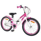 Vidaxl kinderfiets 18 inch voor 5-7 jaar roze