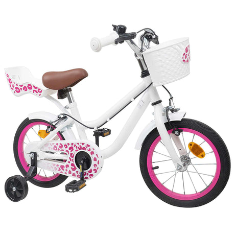 Vidaxl kinderfiets 16 inch voor 4-6 jaar oud wit