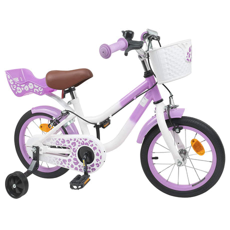 Vidaxl kinderfiets 16 inch voor 4-6 jaar oud paars