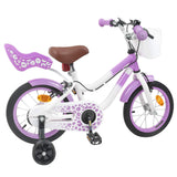 Vidaxl kinderfiets 16 inch voor 4-6 jaar oud paars