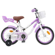 Vidaxl kinderfiets 16 inch voor 4-6 jaar oud paars