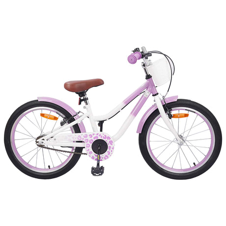 Vidaxl kinderfiets 18 inch voor 5-7 jaar paars