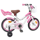 Vidaxl kinderfiets 12 inch voor 2-4 jaar oud lichtroze