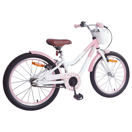 Vidaxl kinderfiets 18 inch voor 5-7 jaar lichtroze