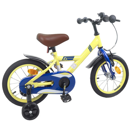 Vidaxl kinderfiets 14 inch voor 3-5 jaar oud geel