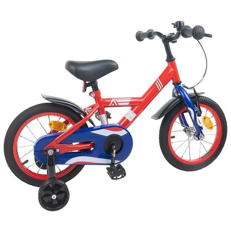 Vidaxl kinderfiets 14 inch voor 3-5 jaar oud rood