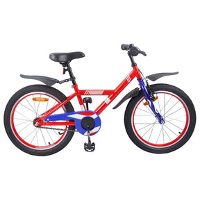 Vidaxl kinderfiets 18 inch voor 5-7 jaar rood