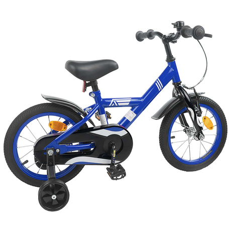 Vidaxl kinderfiets 16 inch voor 4-6 jaar oud donkerblauw