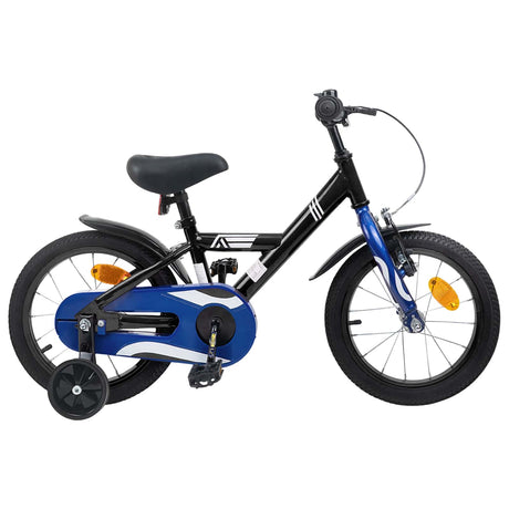 Vidaxl kinderfiets 16 inch voor 4-6 jaar oud zwart