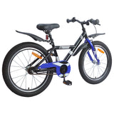 Vidaxl kinderfiets 18 inch voor 5-7 jaar zwart