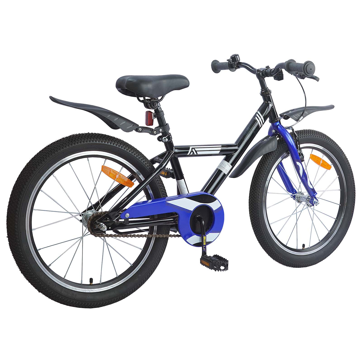 Vidaxl kinderfiets 20 inch voor 6-11 jaar oud zwart