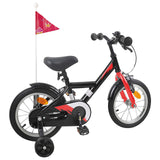 Vidaxl kinderfiets 16 inch voor 4-6 jaar oud zwart