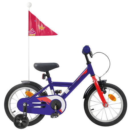 Vidaxl kinderfiets 12 inch voor 2-4 jaar oud donkerblauw
