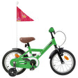 Vidaxl kinderfiets 14 inch voor 3-5 jaar oud groen