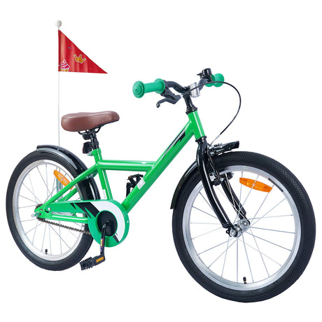 Vidaxl kinderfiets 18 inch voor 5-7 jaar groen