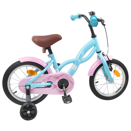 Vidaxl kinderfiets 16 inch voor 4-6 jaar oud lichtblauw
