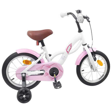 Vidaxl kinderfiets 14 inch voor 3-5 jaar oud wit