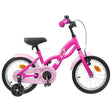 Vidaxl kinderfiets 14 inch voor 3-5 jaar oud donkerroze