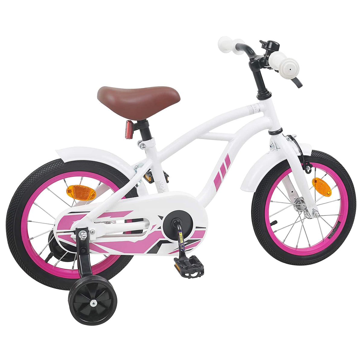 Vidaxl kinderfiets 16 inch voor 4-6 jaar oud wit