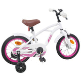 Vidaxl kinderfiets 16 inch voor 4-6 jaar oud wit