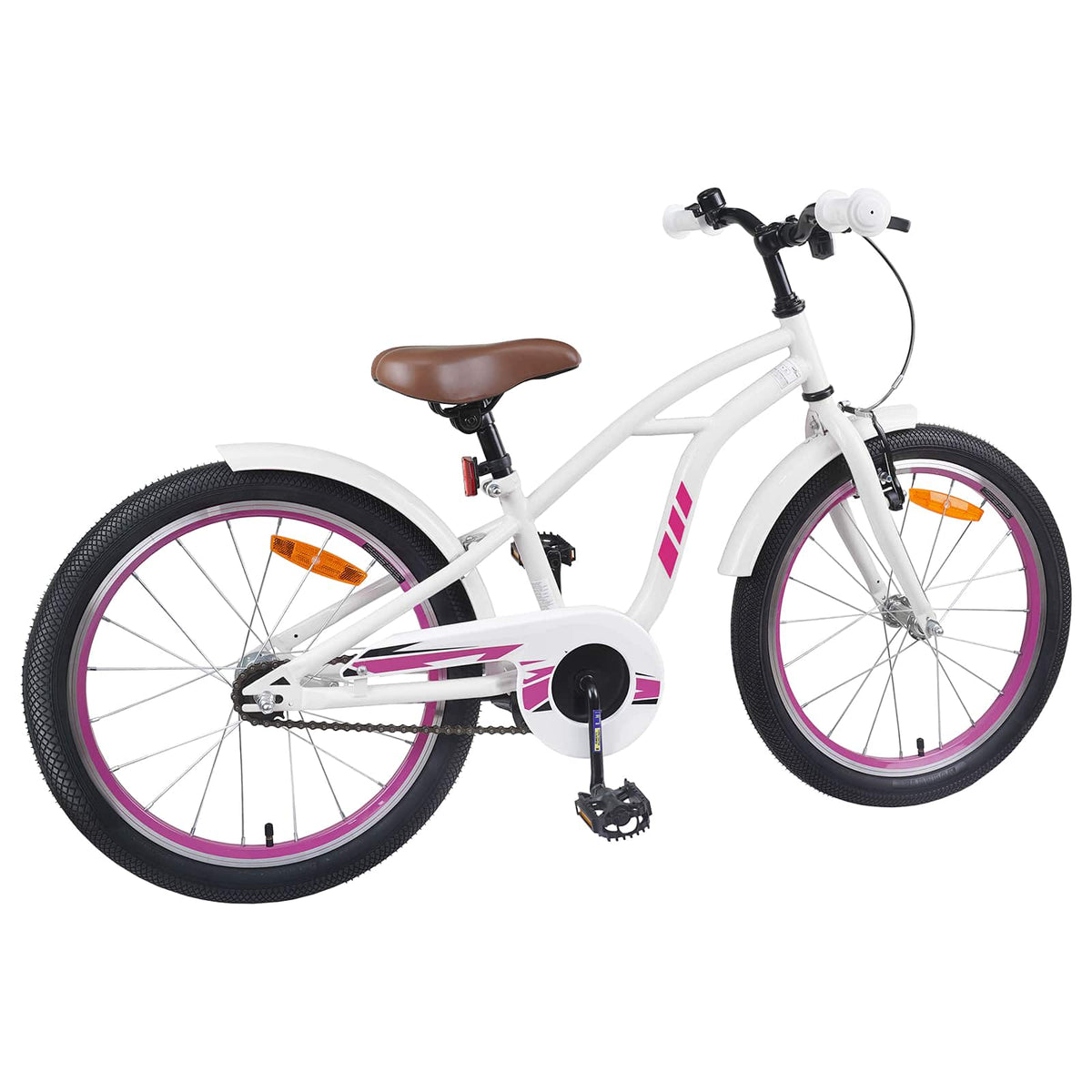 Vidaxl kinderfiets 20 inch voor 6-11 jaar oud wit