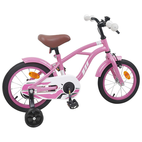Vidaxl kinderfiets 12 inch voor 2-4 jaar oud lichtroze