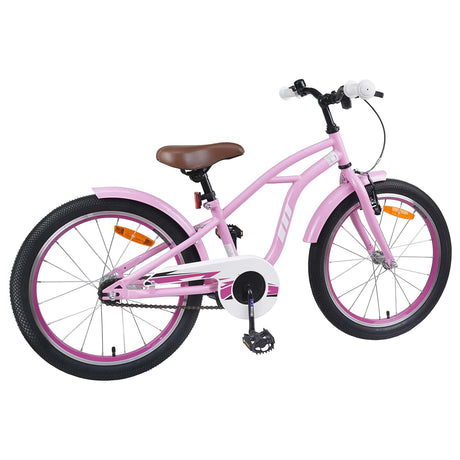 Vidaxl kinderfiets 18 inch voor 5-7 jaar lichtroze