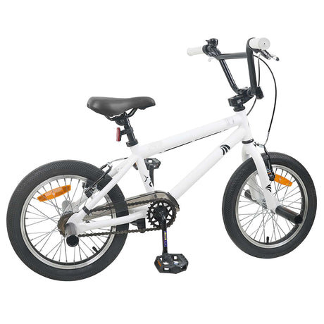 Vidaxl bmx fiets 20 inch voor boven de 9 jaar wit