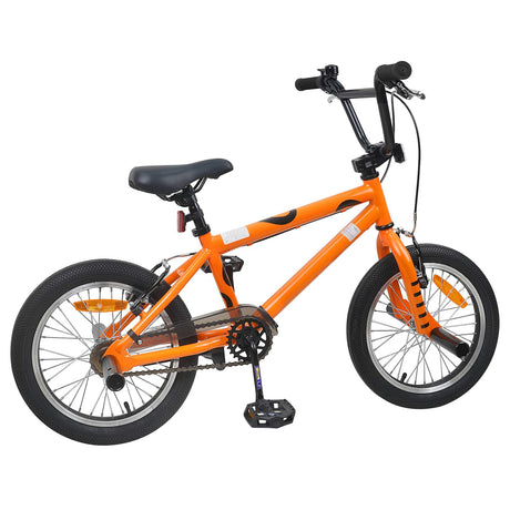 Vidaxl bmx fiets 16 inch voor 5-8 jaar oud oranje