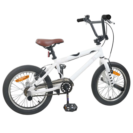 Vidaxl bmx fiets 16 inch voor 5-8 jaar oud wit
