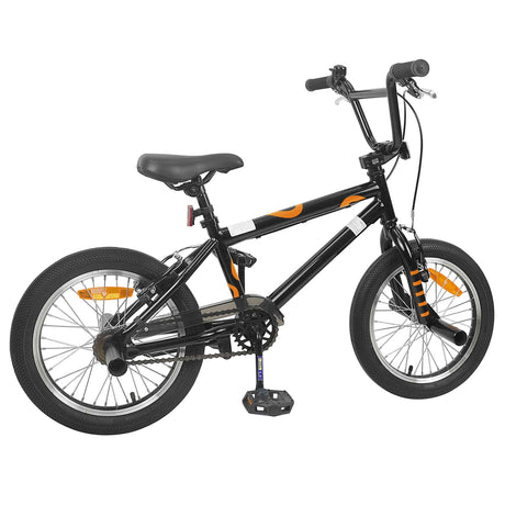 Vidaxl bmx fiets 16 inch voor 5-8 jaar oud zwart