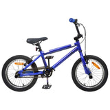 Vidaxl bmx fiets 18 inch voor 7-10 jaar oud donkerblauw