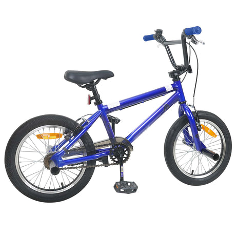 Vidaxl bmx fiets 20 inch voor boven de 9 jaar donkerblauw