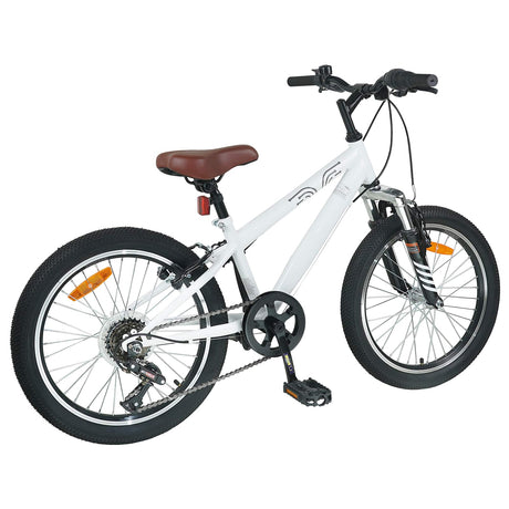 Vidaxl mountainbike 20 inch 6-snelheid voor 5-8 jaar oud wit