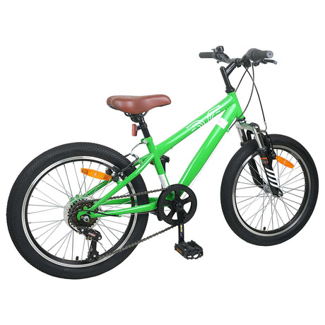 Vidaxl mountainbike 20 inch 6-snelheid voor 5-8 jaar oud groen