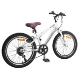Vidaxl mountainbike 20 inch 6-snelheid voor 5-8 jaar oud wit