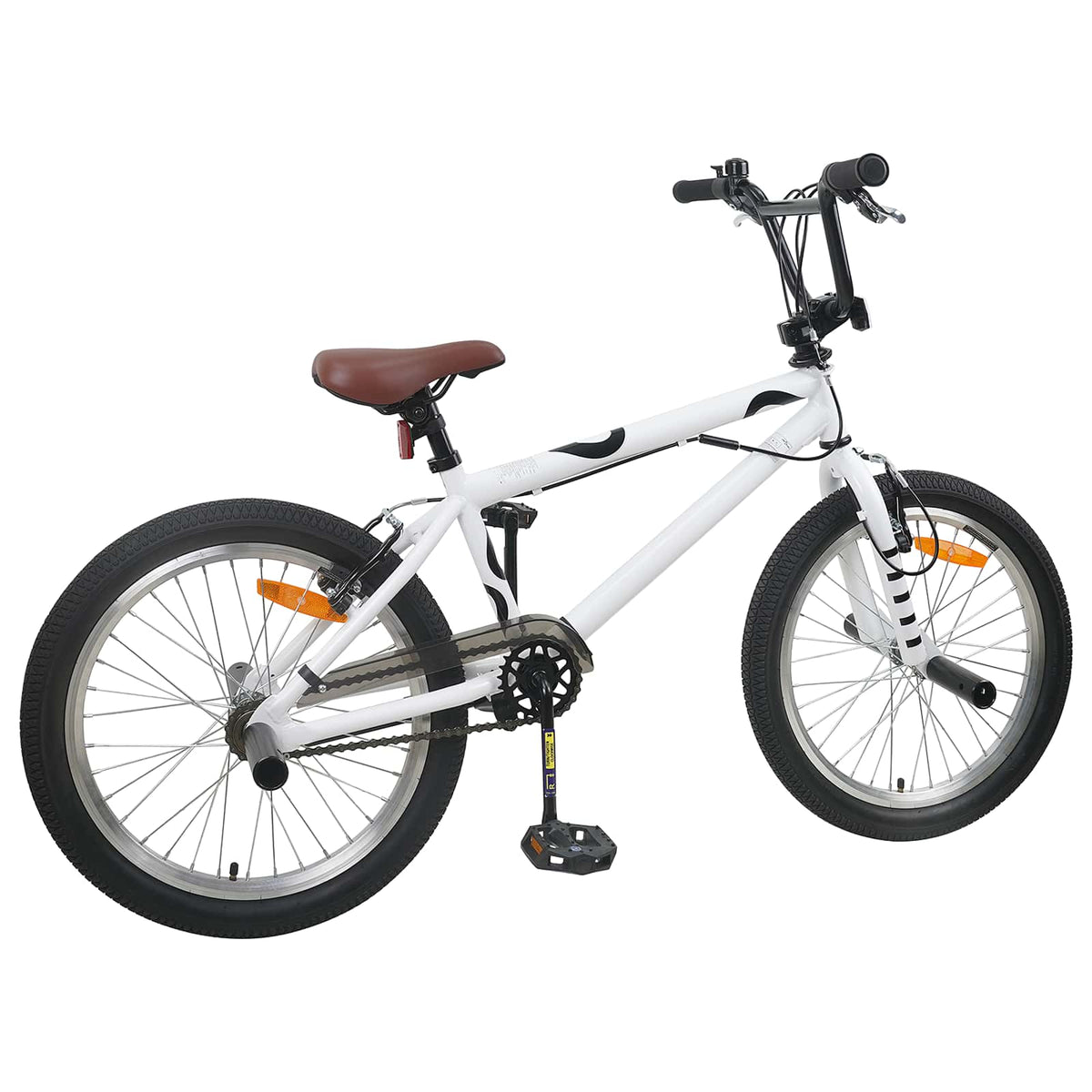 Vidaxl bmx fiets 20 inch voor boven de 9 jaar wit